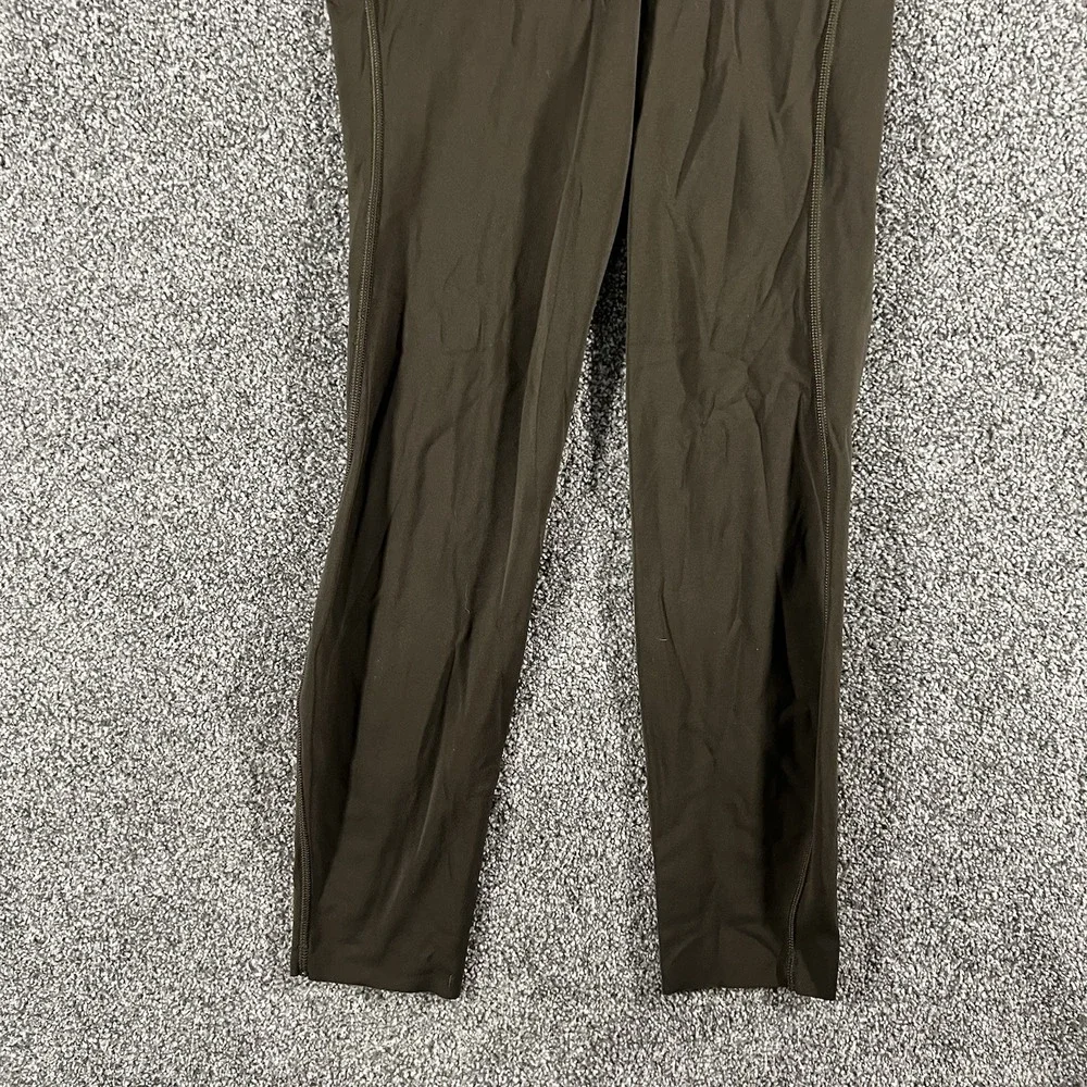 Lululemon Align High Rise Leggings Olive Green Yoga Pants Women's Approx 6